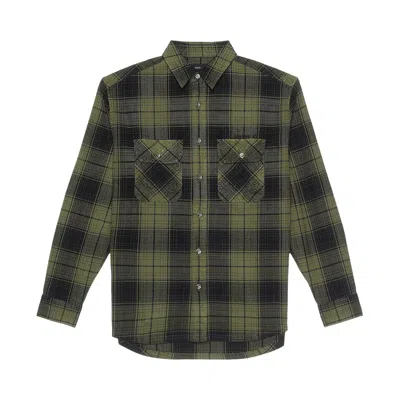 Pre-owned Purple Brand Plaid Flannel Long-sleeve Shirt 'green'