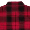Purple Brand Plaid Flannel Ls Shirt Red Casual Button-down Shirts In Red