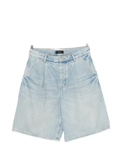 Purple Brand Denim Shorts With Belt Loops In Blue
