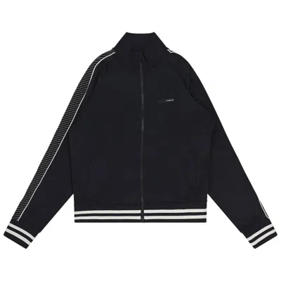 Pre-owned Purple Brand Poly Tricot Beauty Track Jacket 'black' | Men's Size M