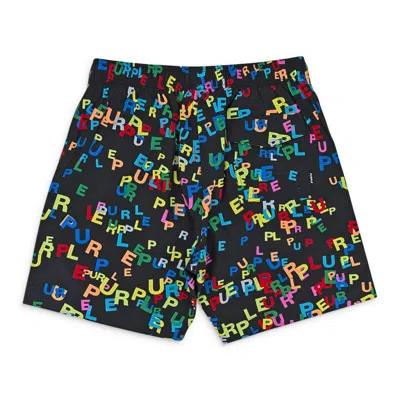 Purple Brand Polyester All Round Short Multi Shorts