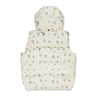Purple Brand Printed Corduroy Aop Down & Puffer Jackets In White
