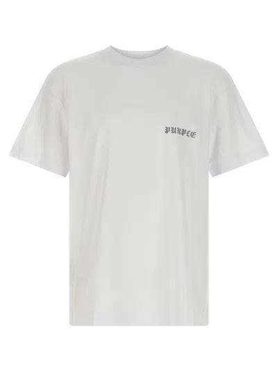 Purple Brand Printed T-shirt In White