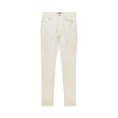 Pre-owned Purple Brand Prism Laser Rinse Wash Skinny Jeans 'white' | Men's Size 33