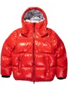 Purple Brand Nylon Down Puffer Red Down & Puffer Jackets In Red