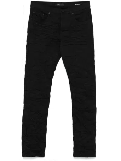 PURPLE BRAND RAW JEANS MIT AUSGESTELLTEM BEIN