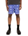 Purple Brand Stars All Around Shorts In Multi