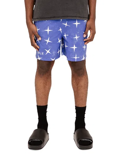 Purple Brand Regular Fit All Around Shorts In Multi