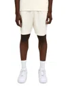 Purple Brand Relaxed Fit Terry Jacquard Shorts In White