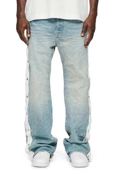 Purple Brand Relaxed Teraway Straight Leg Jeans In Lt Indigo