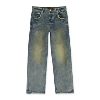 Purple Brand Relaxed Vintage Dirty Indigo Skinny Jeans In Blue
