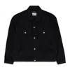 Purple Brand Rinse Wash Black Denim Jackets In Black