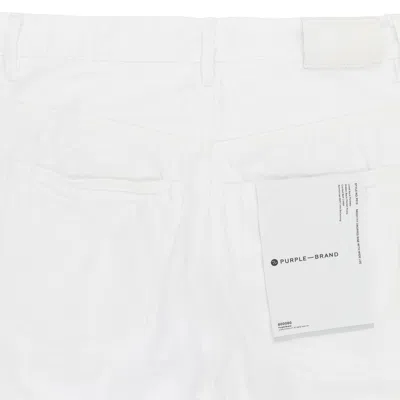 Purple Brand Rinsed Baggy White Skinny Jeans