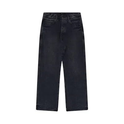 Pre-owned Purple Brand Royalties Canvas Baggy Fit Jeans 'dark Indigo' | Blue | Men's Size 30