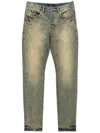 Purple Brand Sand Dune Cross "dk Indigo" Skinny Jeans In Blue