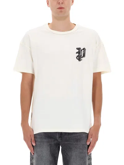 PURPLE BRAND SCRIBBLED P T-SHIRT