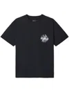 Purple Brand Shattered Wordmark T-shirt In Schwarz