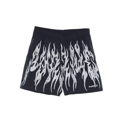 Purple Brand Short In Black