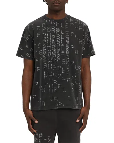 PURPLE BRAND SHORT SLEEVE LOGO PRINT TEE