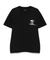 Purple Brand Short-sleeved T-shirt In Black