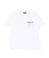 Purple Brand Logo-print T-shirt In White