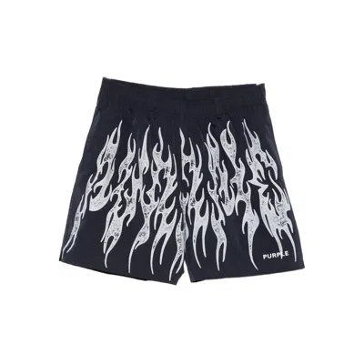 PURPLE BRAND SHORTS BLUE, WHITE