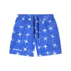 Purple Brand Stars All Around Shorts In Multicolor