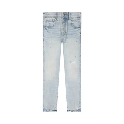 Pre-owned Purple Brand Skinny Fade Distressed Jeans 'light Indigo' | Blue | Men's Size 36