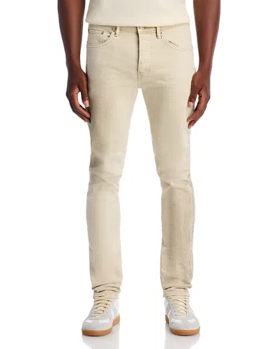 PURPLE BRAND SKINNY FIT JEANS IN KHAKI