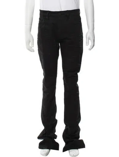 Pre-owned Purple Brand Skinny Jeans In Black
