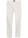 Purple Brand White P001 Crinkled Slim Jeans In White