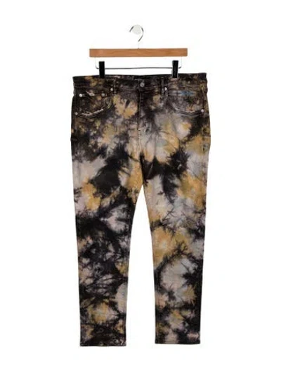 Pre-owned Purple Brand Skinny Jeans In Multi