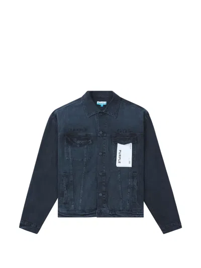 Purple Brand Sky Denim Jacket In Blue