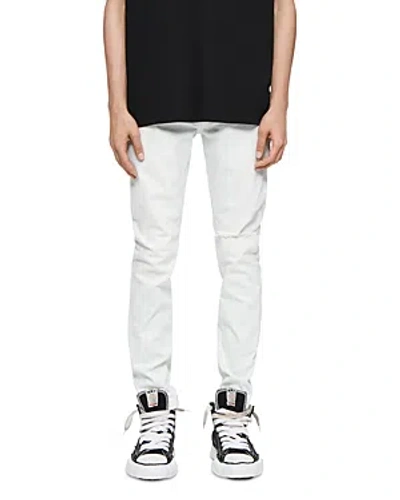 Purple Brand Blowout Ripped Skinny Jeans In Light Indigo