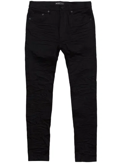 Purple Brand Black P001 Low-rise Skinny Jeans