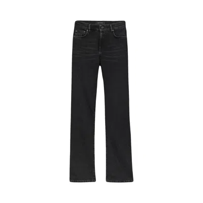 Pre-owned Purple Brand Slim Straight Cut Out Jeans 'black'