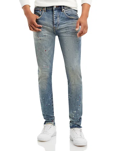 Purple Brand Spotted Indigo Jeans In Blue