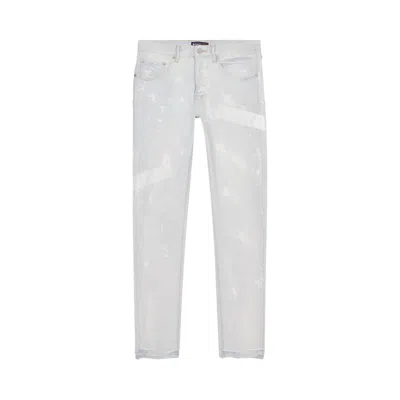 Pre-owned Purple Brand Sprayed Reflective Paint Skinny Jeans 'denim' In Blue