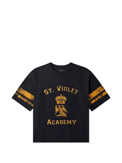 Purple Brand St. Violet Graphic-print Jersey T-shirt In Animal Print