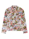Purple Brand Stadium "multi" Denim Jacket In Multi
