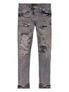 Purple Brand Stitch Patch Repair Jeans