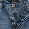 Purple Brand Stone Wash Destroy Indigo Skinny Jeans In Blue