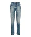 Purple Brand P001 Low-rise Slim-leg Jeans In Blue
