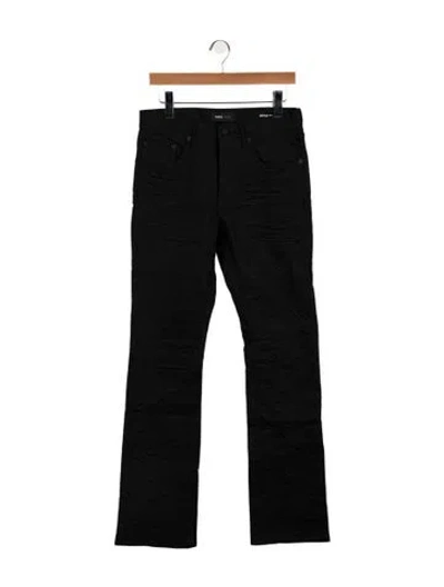 Pre-owned Purple Brand Straight-leg Jeans In Black