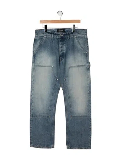 Pre-owned Purple Brand Straight-leg Jeans In Blue