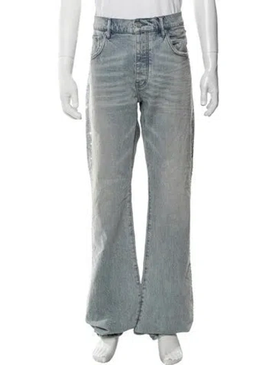 Pre-owned Purple Brand Straight-leg Jeans W/ Tags In Blue