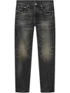 Purple Brand Stretch-cotton Jeans In Black