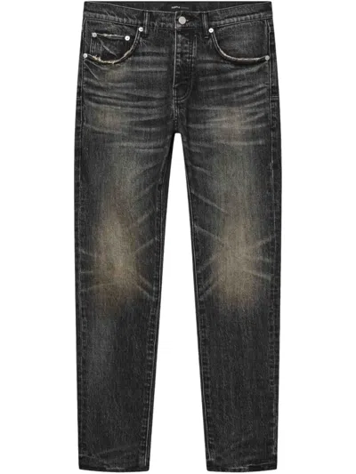 Purple Brand Stretch-cotton Jeans In Black