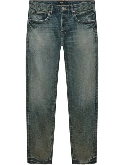 Purple Brand Stretch-cotton Jeans In Blue