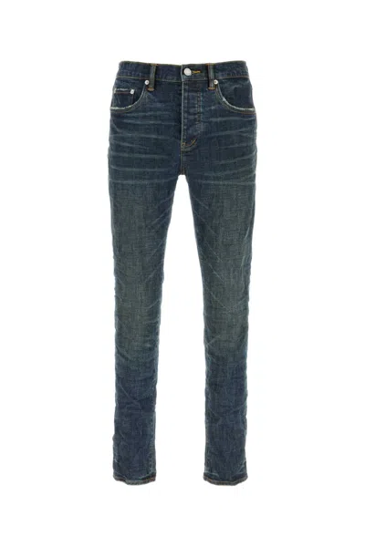 Purple Brand Stretch Denim Jeans In Blue